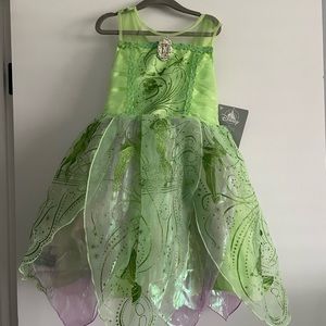 Disney Tonker Bell Costume Girls Size 5/6 with Shoes